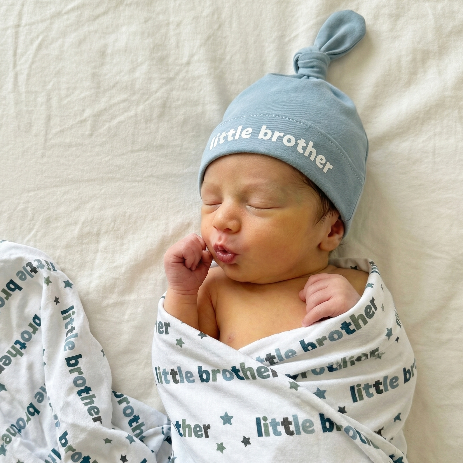 Knotted Hat in Blue Haze