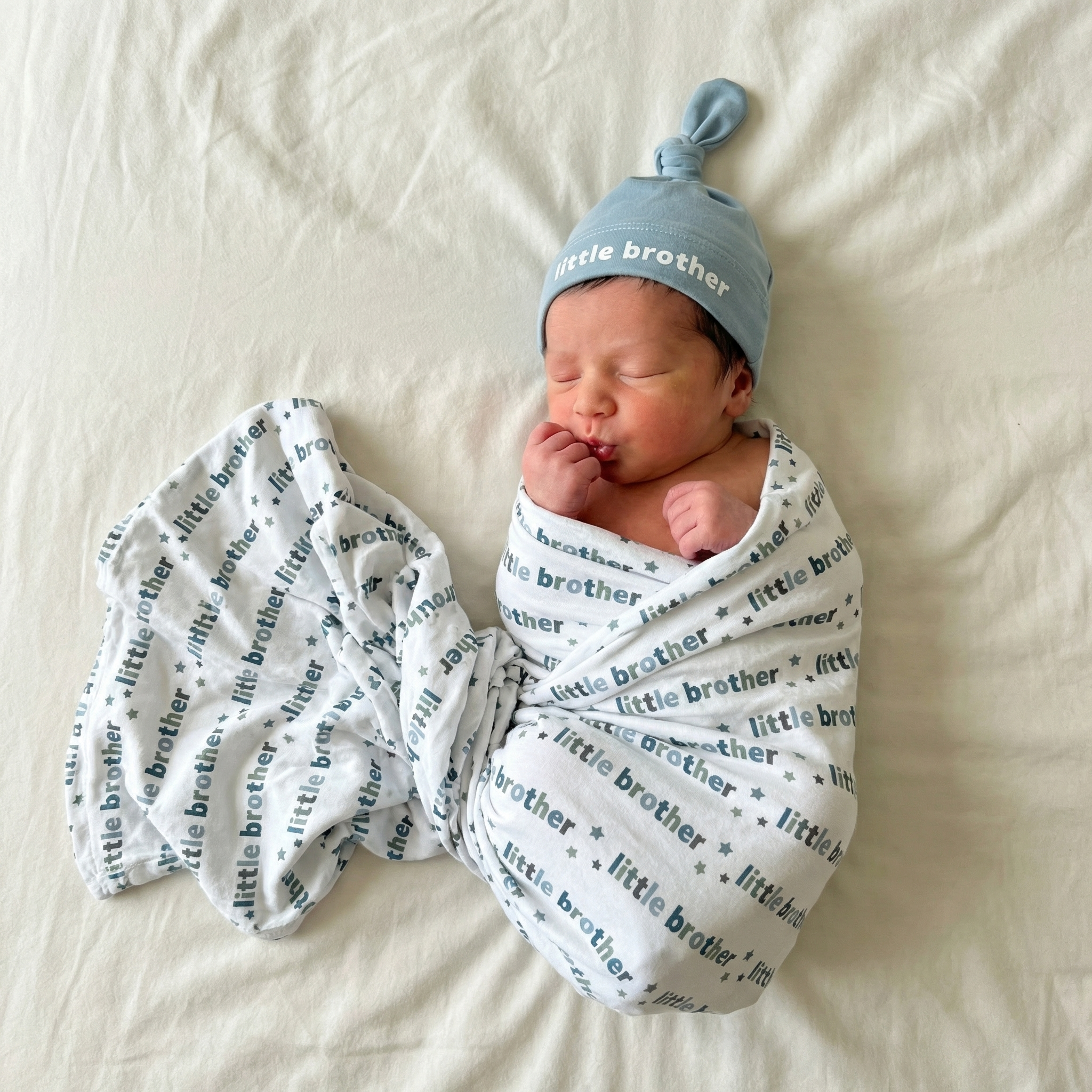 Knotted Hat in Blue Haze