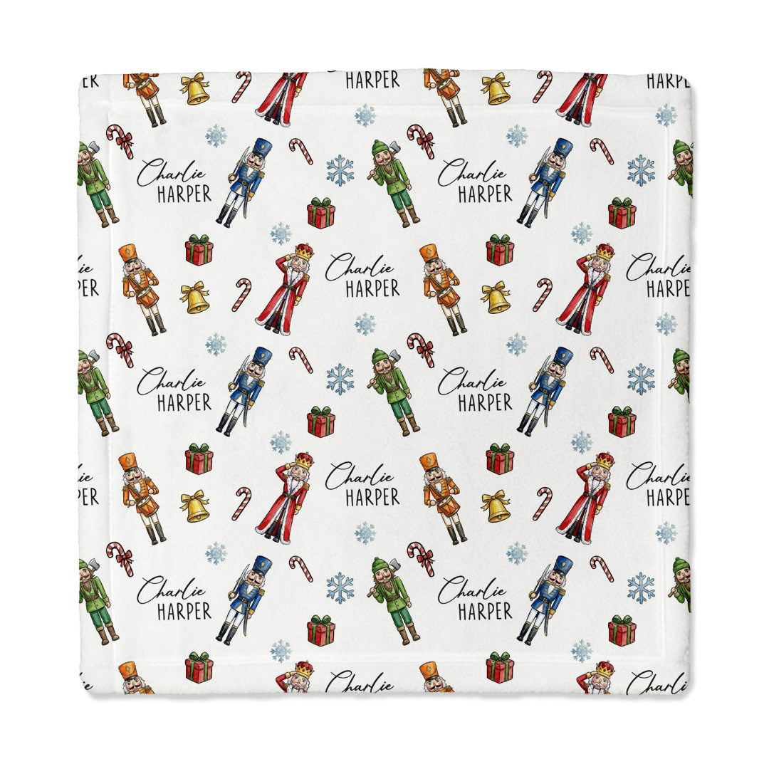 Nutcracker Personalized Lovey Blanket