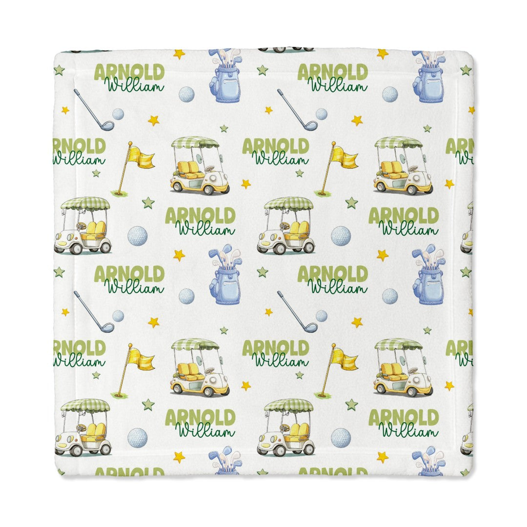 Personalized Lovey Blanket in Country Club Cuties