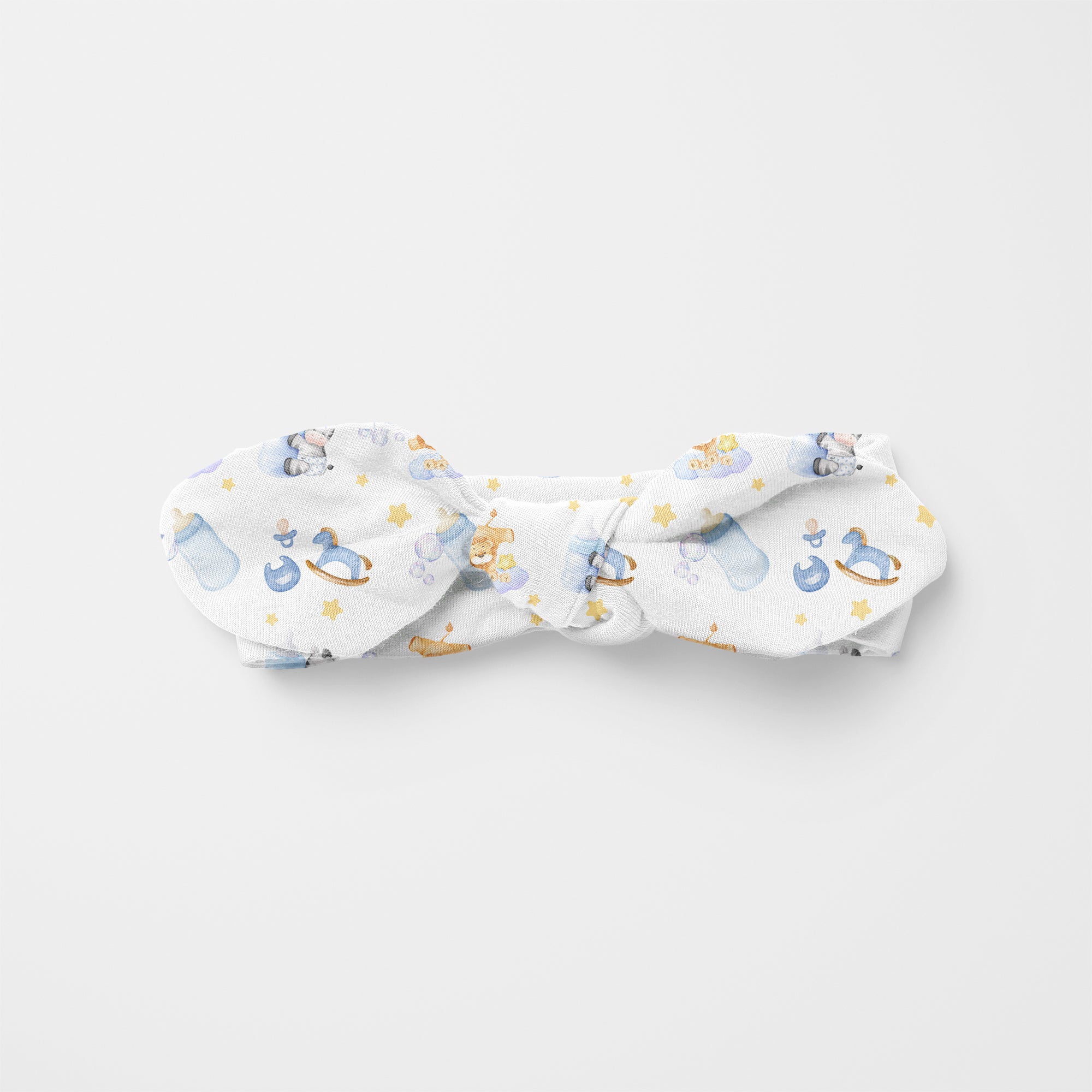 Blue Milk Drunk Personalized Knotted Headband