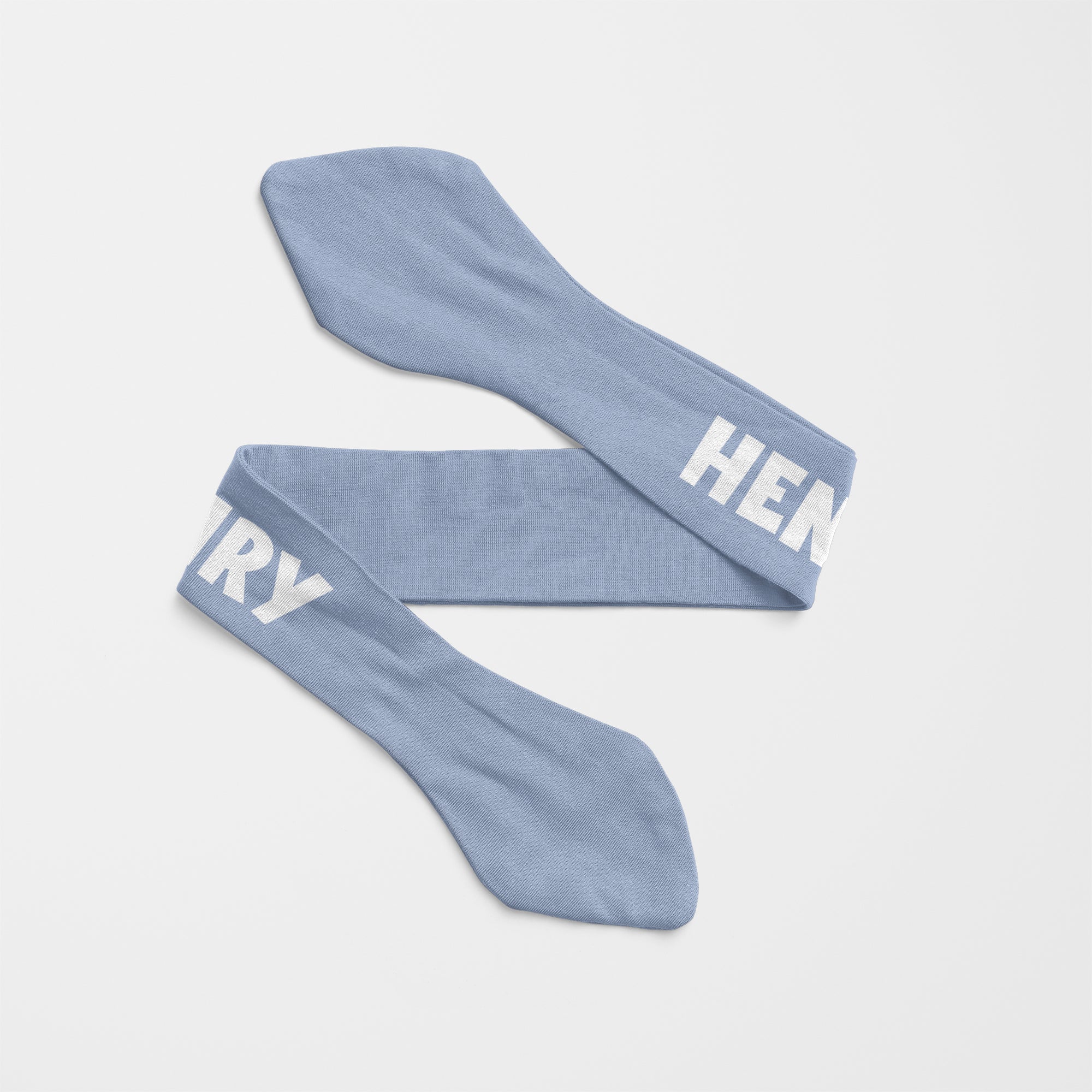 Personalized Knotted Headband in Cloud Blue