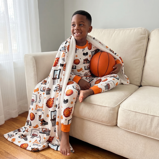 Personalized Blanket in Basketball