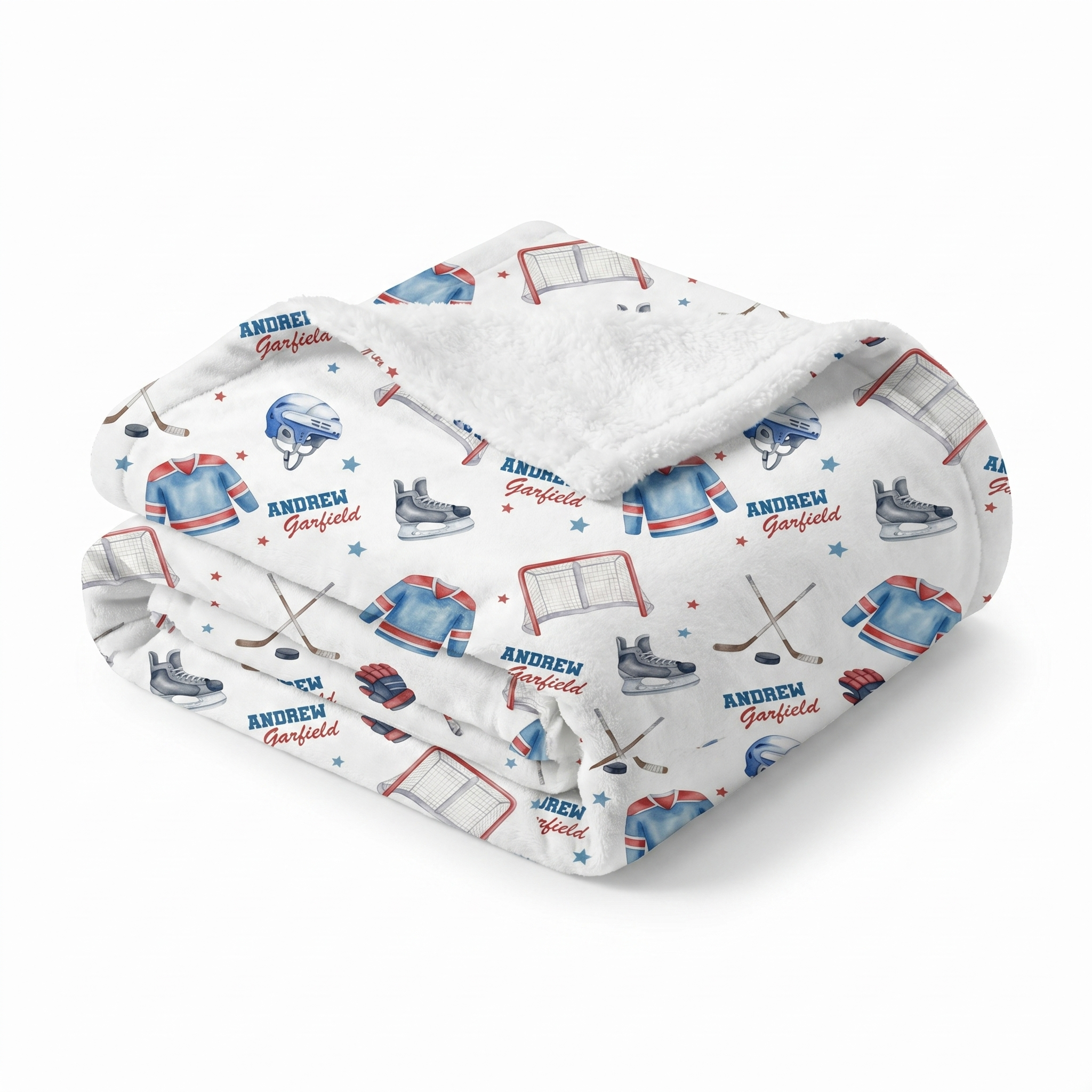 Personalized Blanket in Ice Hockey