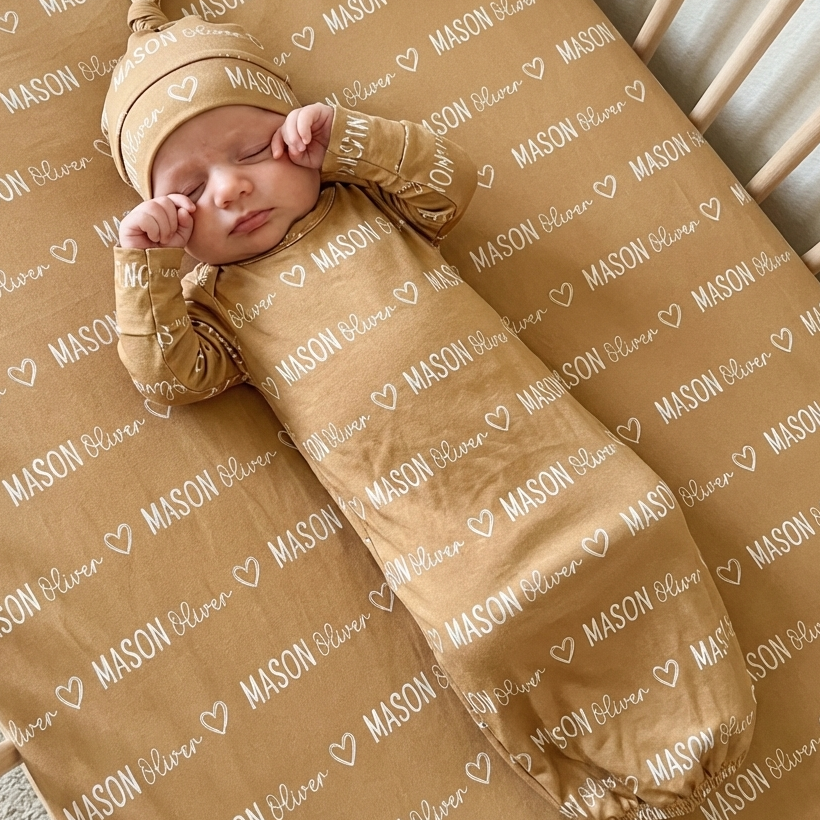 Personalized Sleep Gown in Mono Name