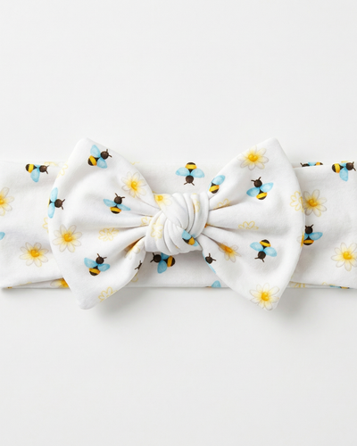 Personalized Bow Headband in BeeBee