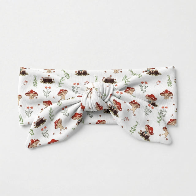 Personalized Knotted Headband in Mushroom