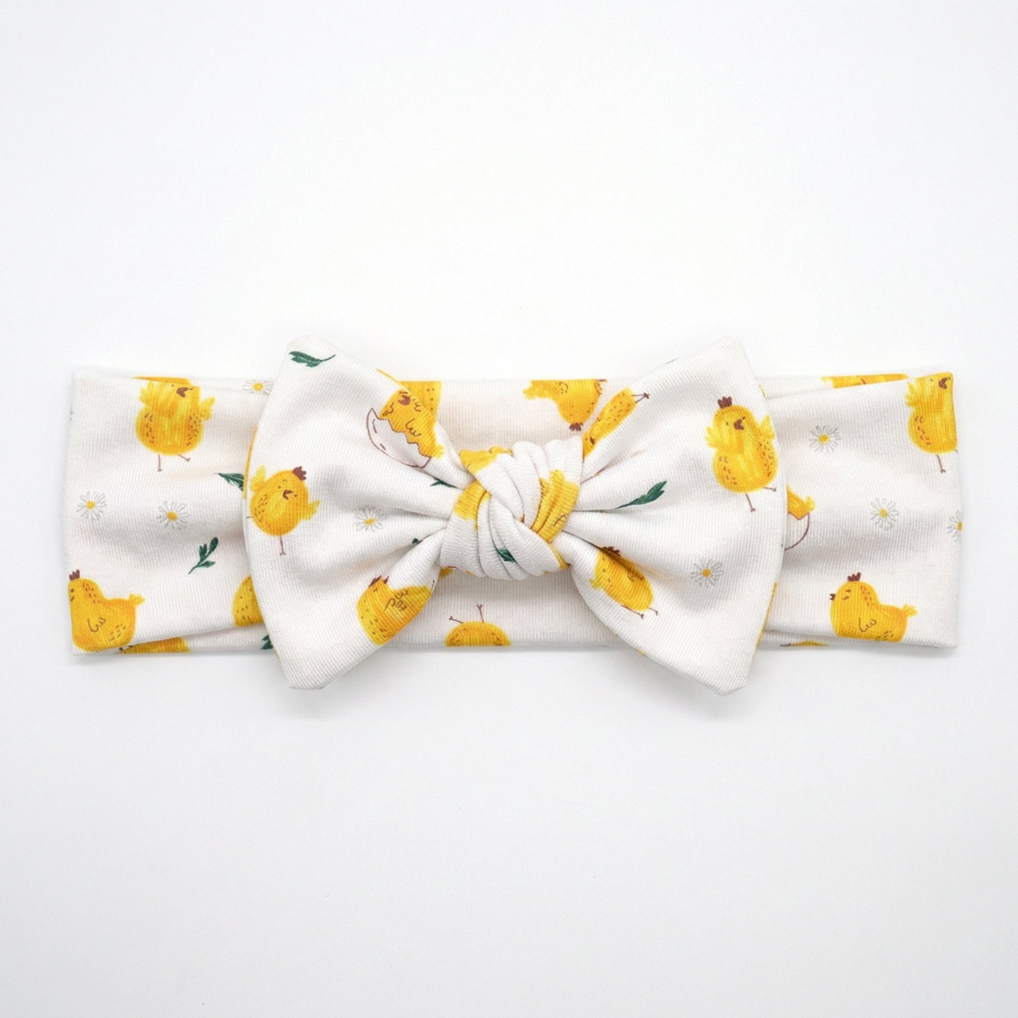 Personalized Bow Headband in Little Chick