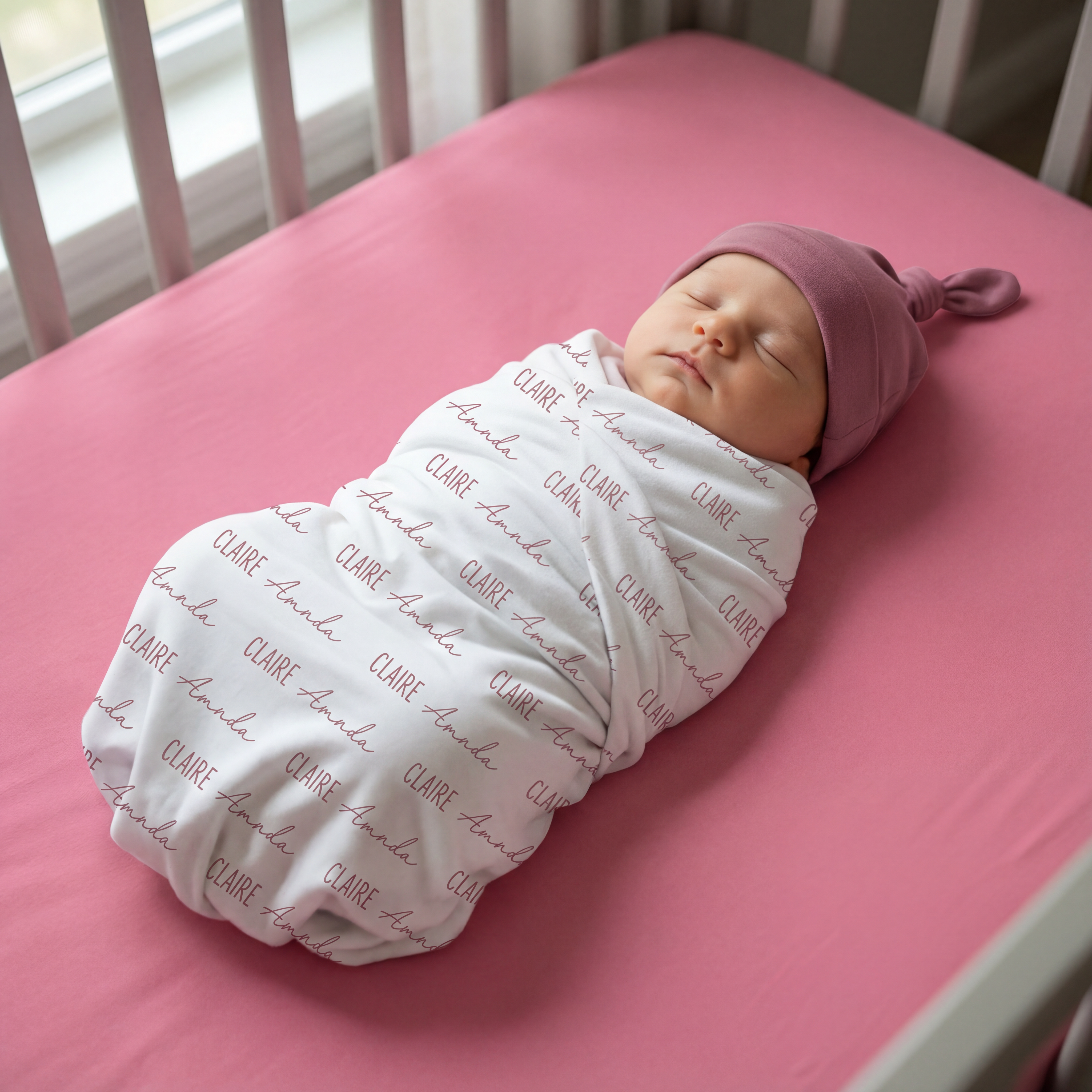 Crib Sheet in Peony