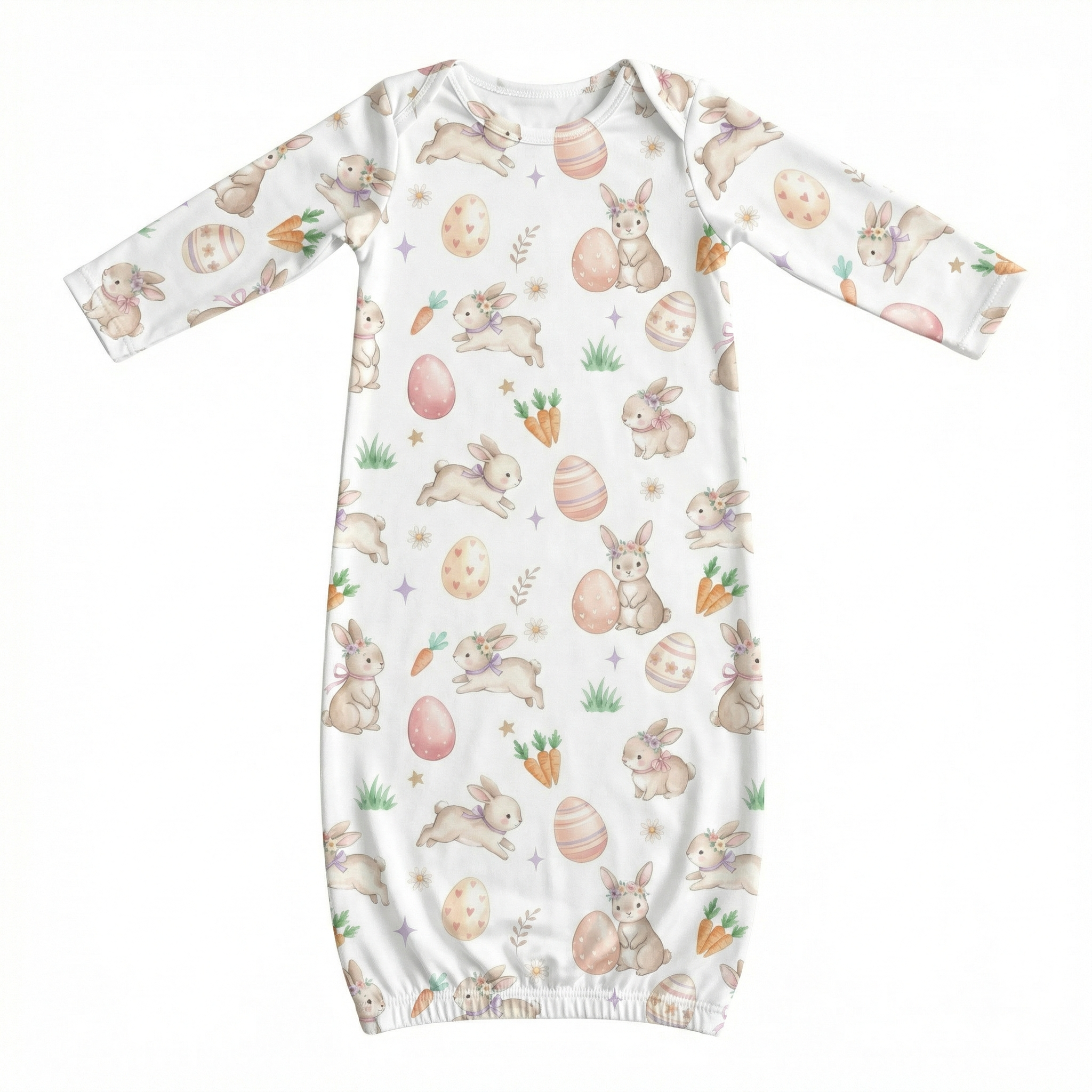 Sleep Gown in Pink Easter Eggs