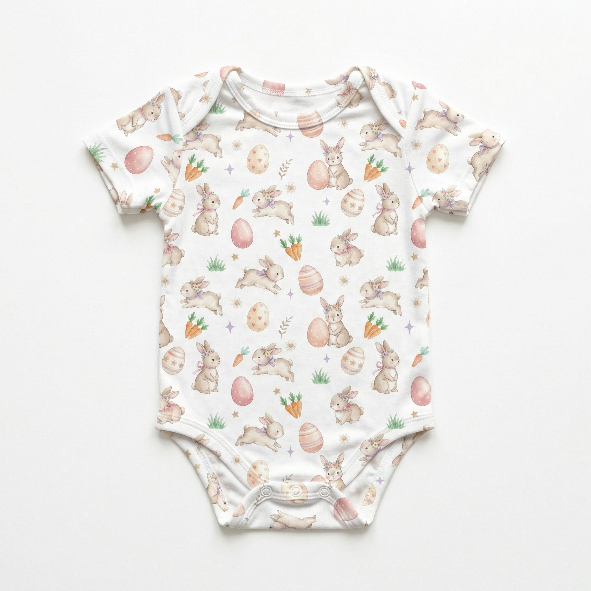 Bodysuit in Pink Easter Eggs