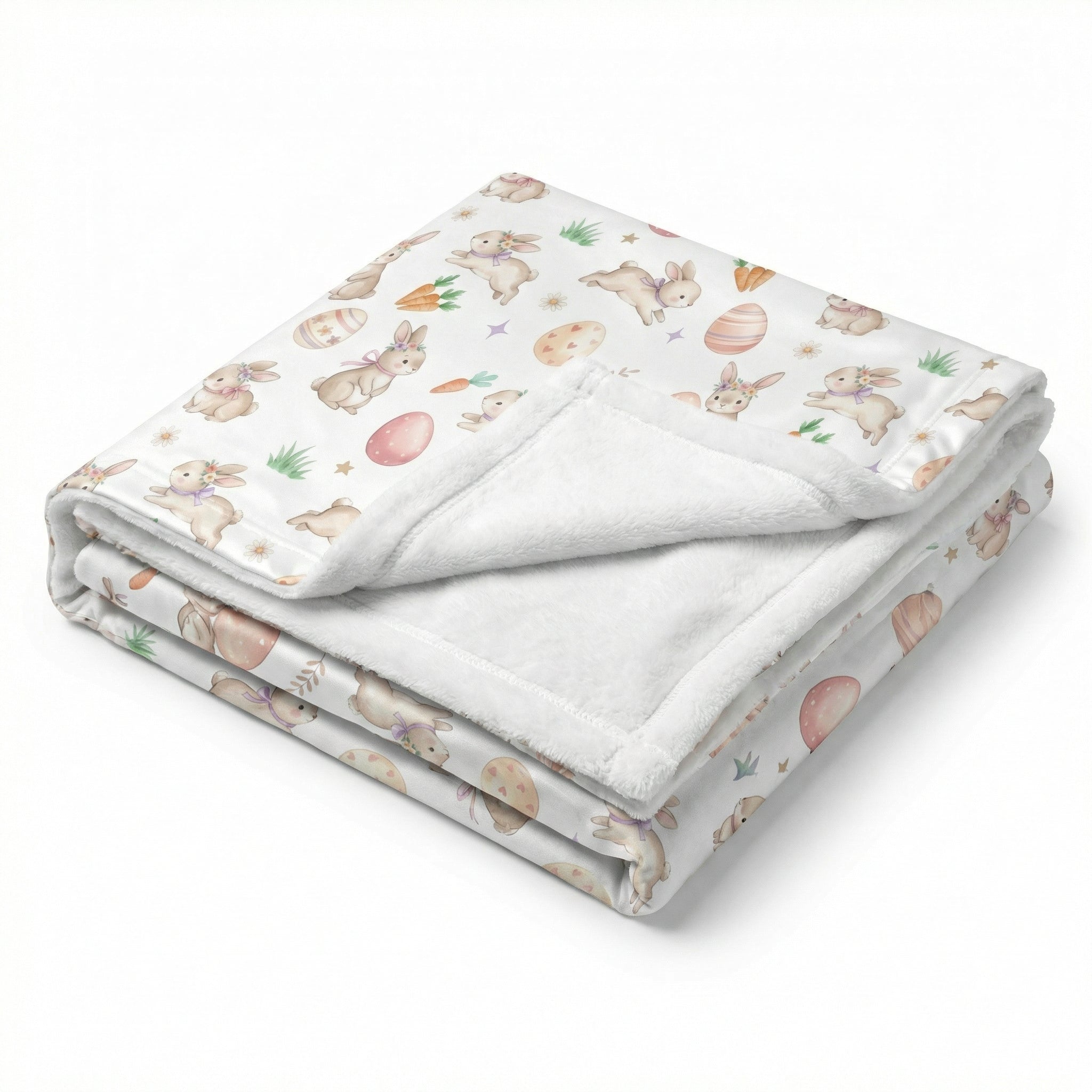 Blanket in Pink Easter Eggs