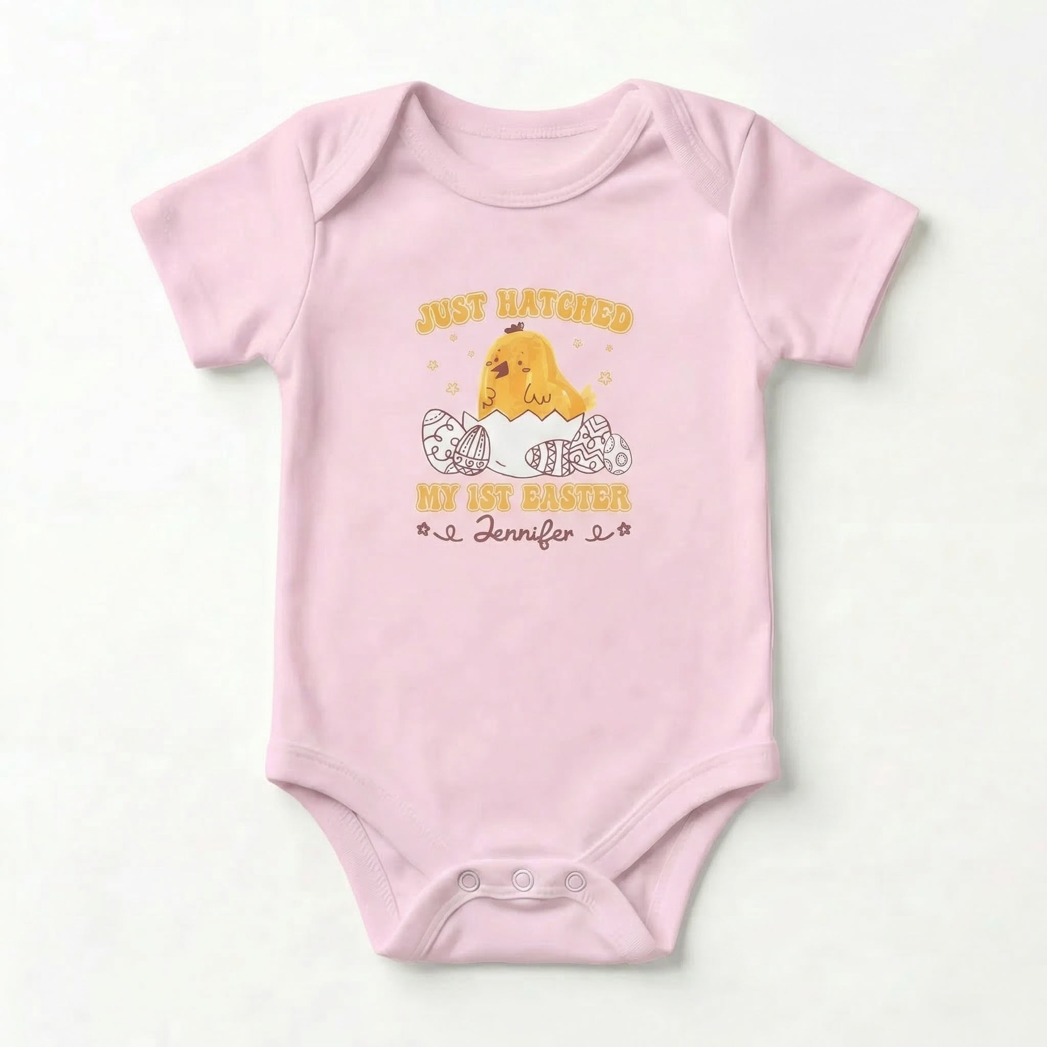 Personalized Graphic Bodysuit in 1st Easter