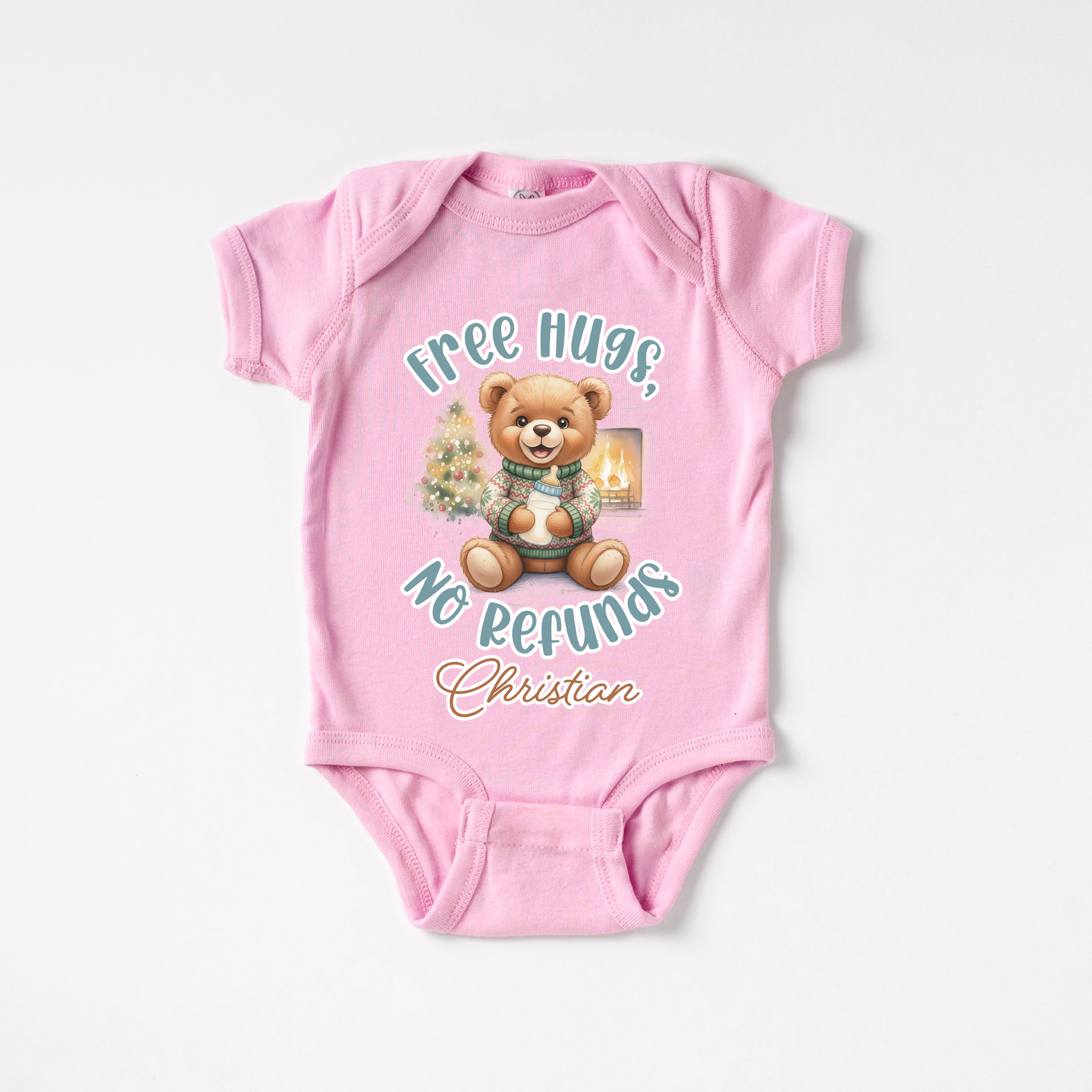 Personalized Graphic Bodysuit in Cozy Bear