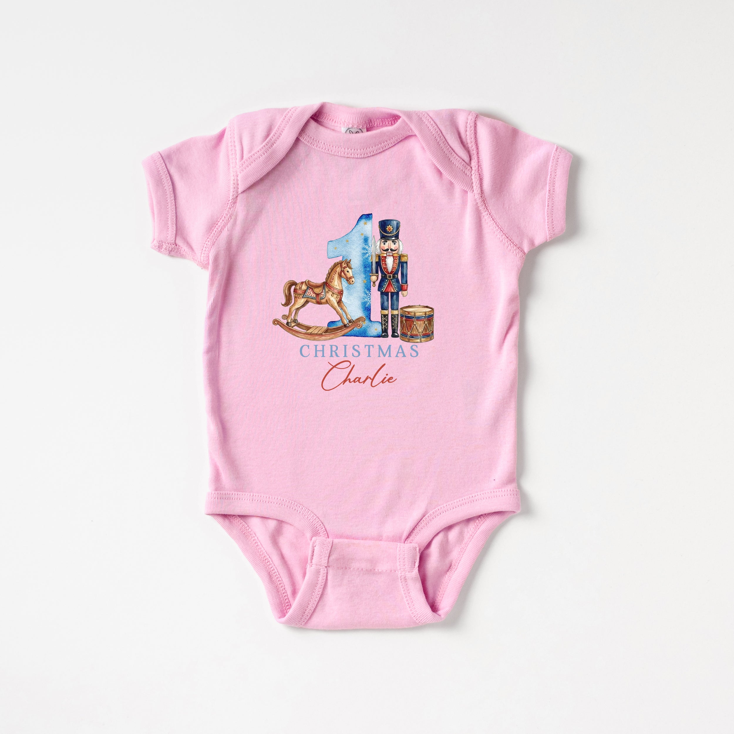 Personalized Bodysuit in 1st Christmas