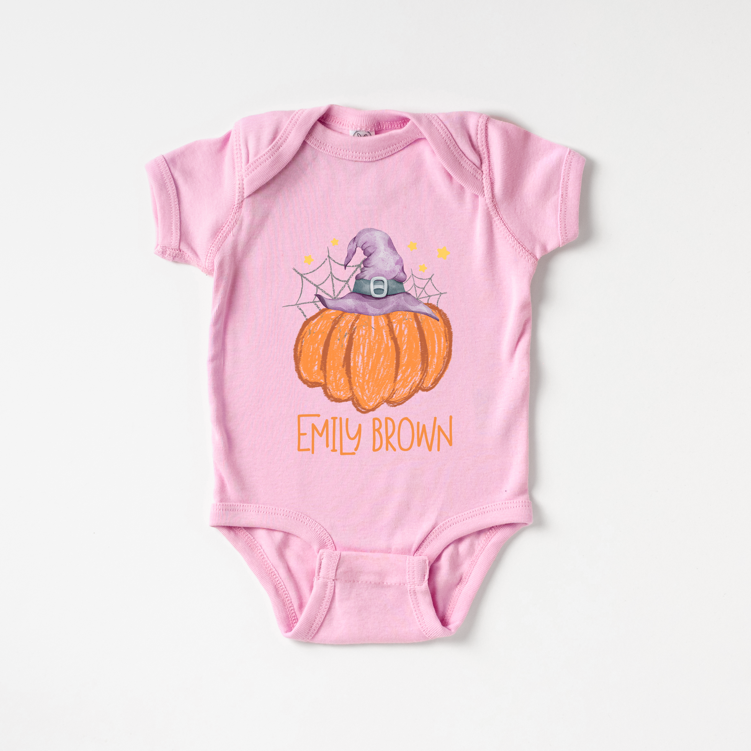 Personalized Graphic Bodysuit in Little Pumpkin