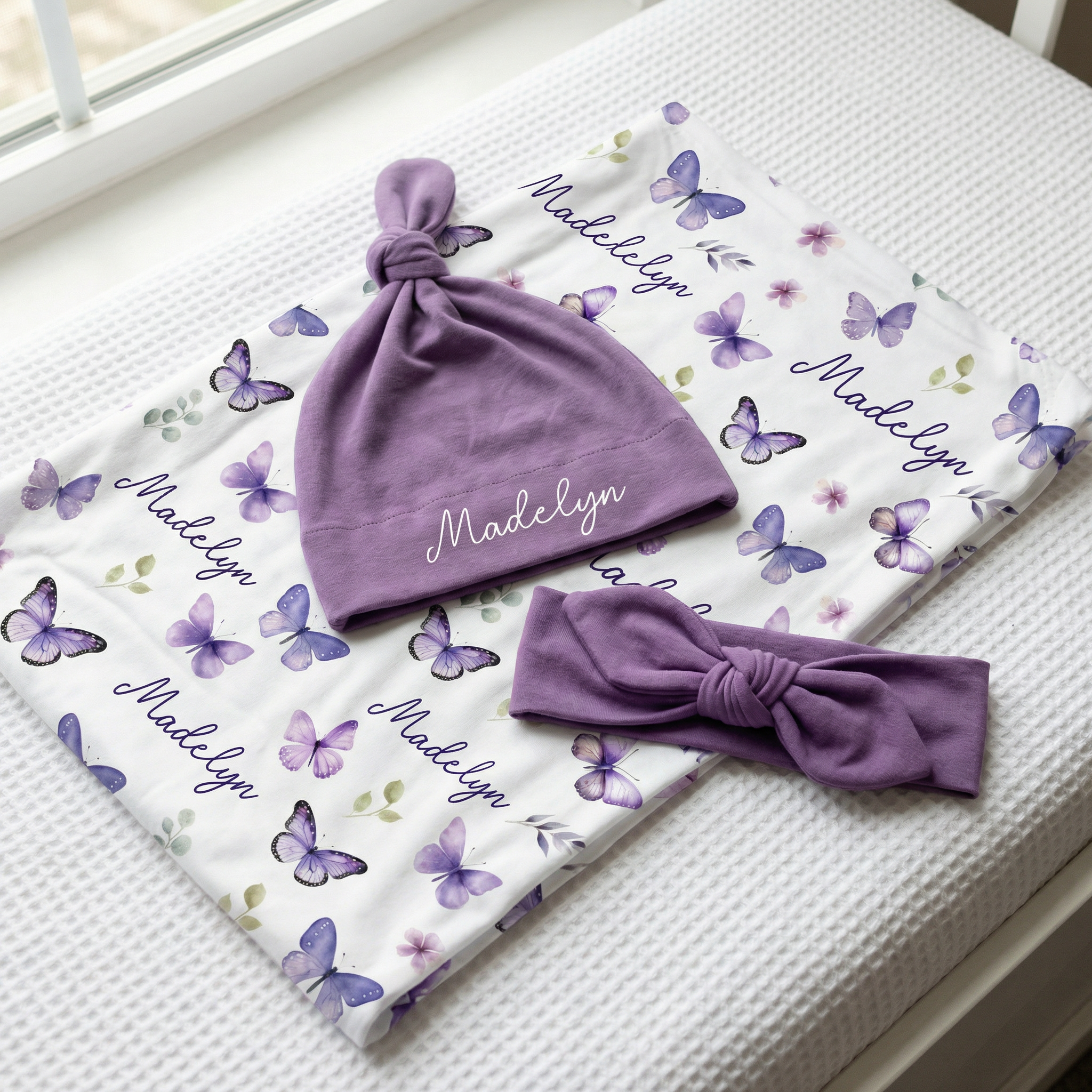 The Ultimate Baby Gift Set | Purple Butterfly