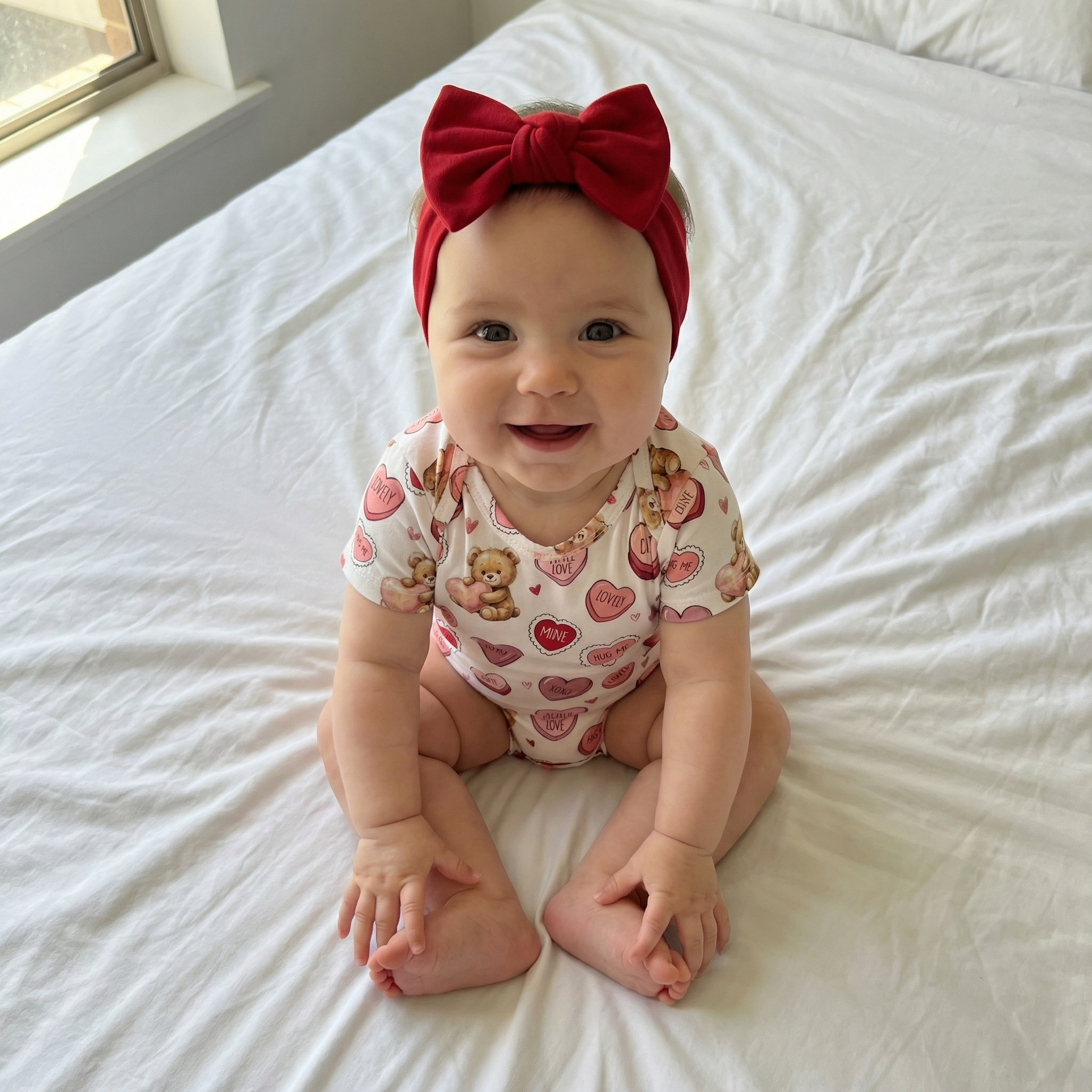 Bodysuit in Red Sweet Heart