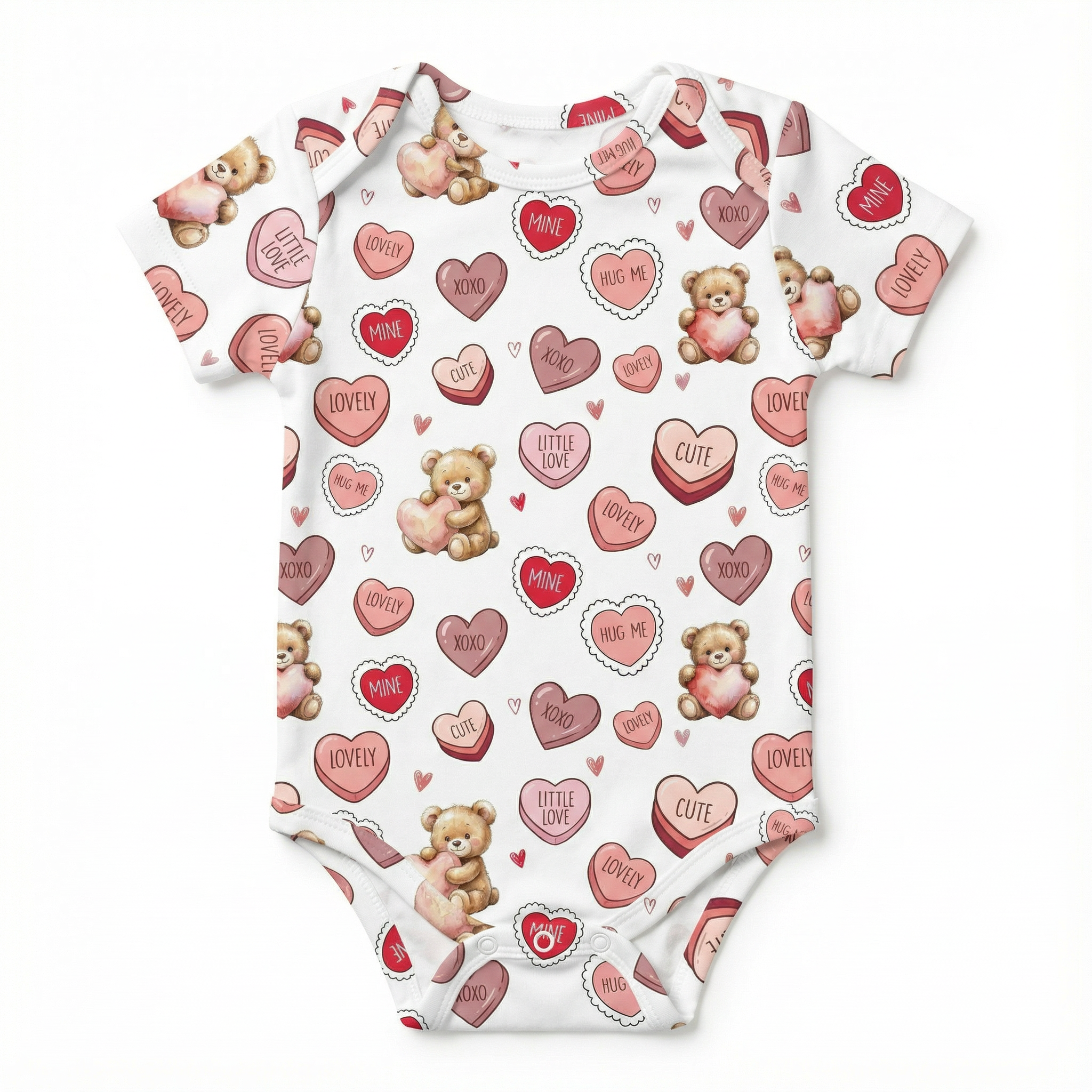 Bodysuit in Red Sweet Heart