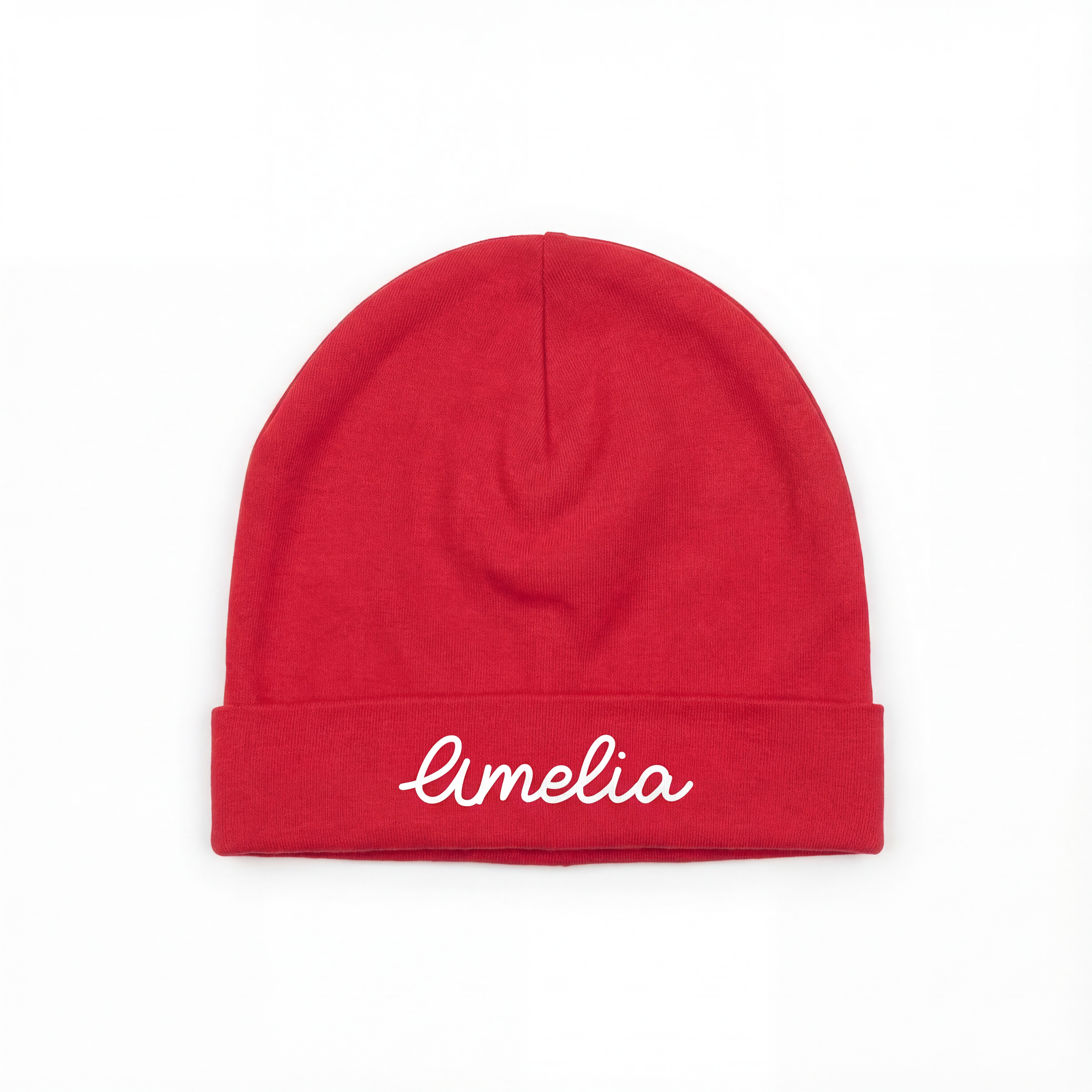 Personalized Beanie in Red