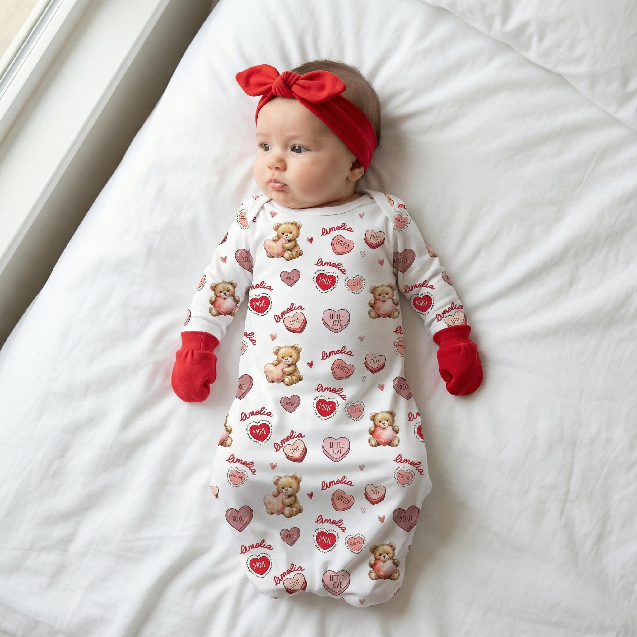 Mittens in Red