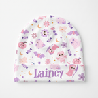 Personalized Beanie in Blush Boo
