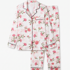 Long Sleeve Women's Pajama Set in Carnation
