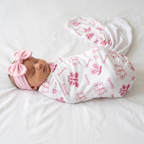 Personalized Swaddle in Dreamy Flutter