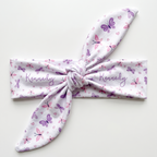 Personalized Knotted Headband in Butterfly Whispers