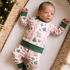 Personalized Pajama Set in Sweetly Trimmed