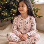Personalized Two Piece Pajama Set in Sweetly Trimmed