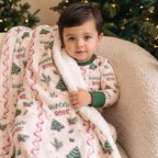 Personalized Blanket in Sweetly Trimmed