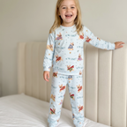 Personalized Two Piece Pajama Set in Winter Wag