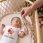 Personalized Mini Lovey in Santa's Joyride