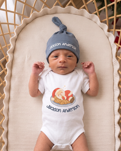 Personalized Graphic Bodysuit in Dear Cookie Santa