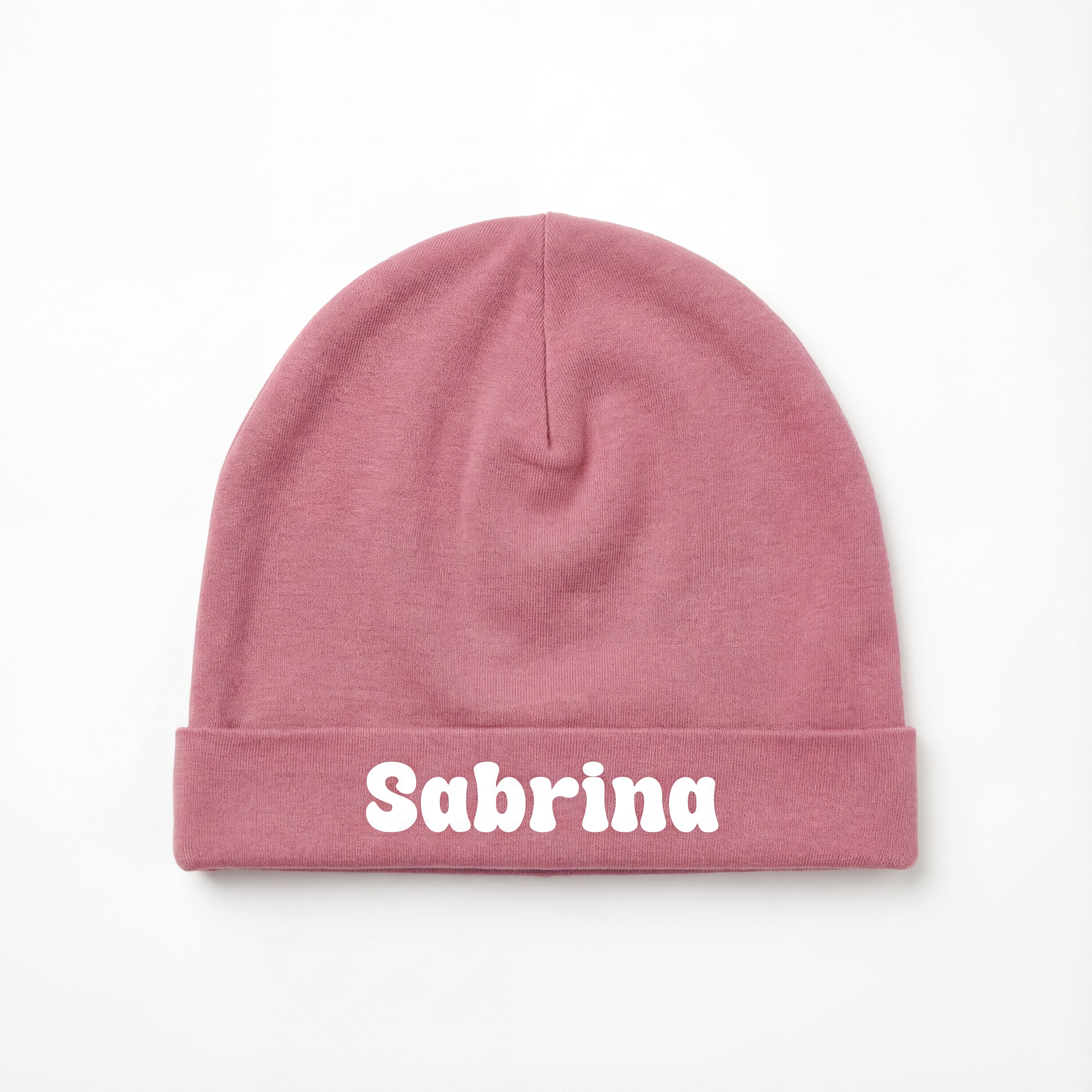Personalized Beanie in Rosewood