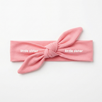 Knotted Headband in Peachy Blush