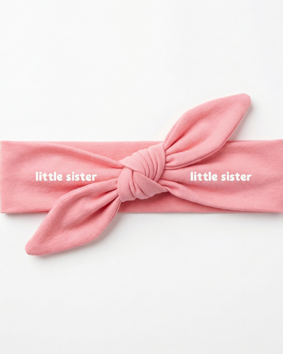 Knotted Headband in Peachy Blush