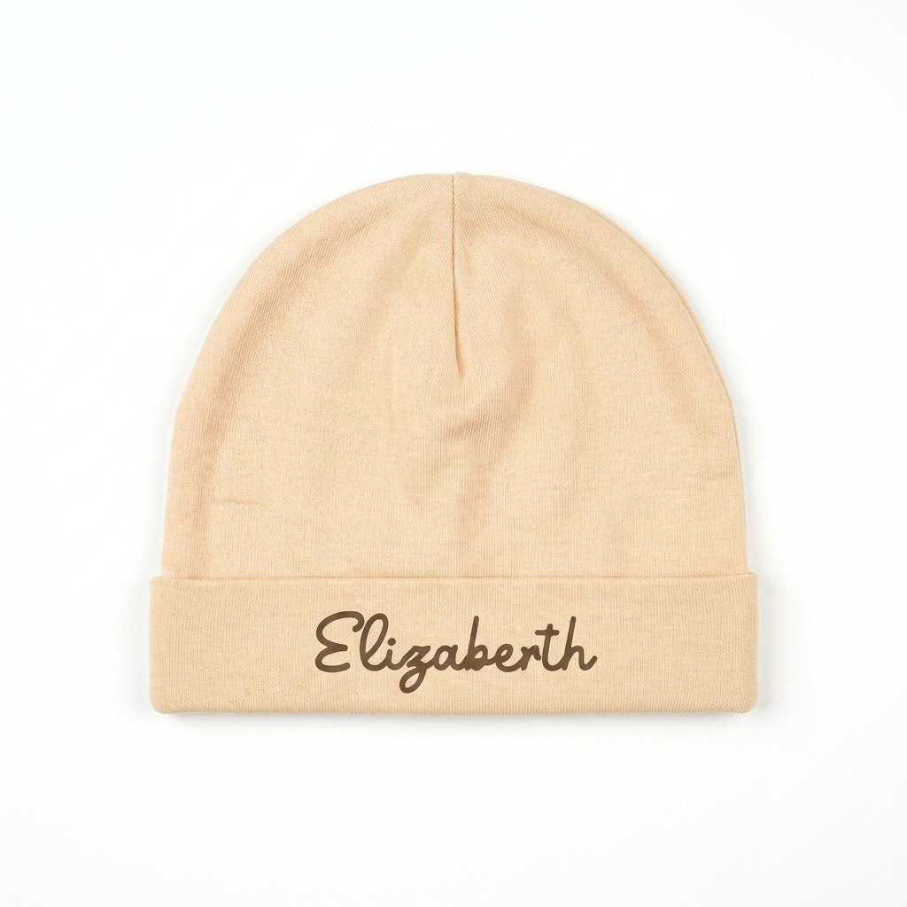 Personalized Beanie in Vanilla