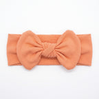 Personalized Bow Headband in Carrot