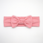 Bow Headband in Peachy Blush