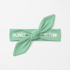Personalized Knotted Headband in Coastal Aqua