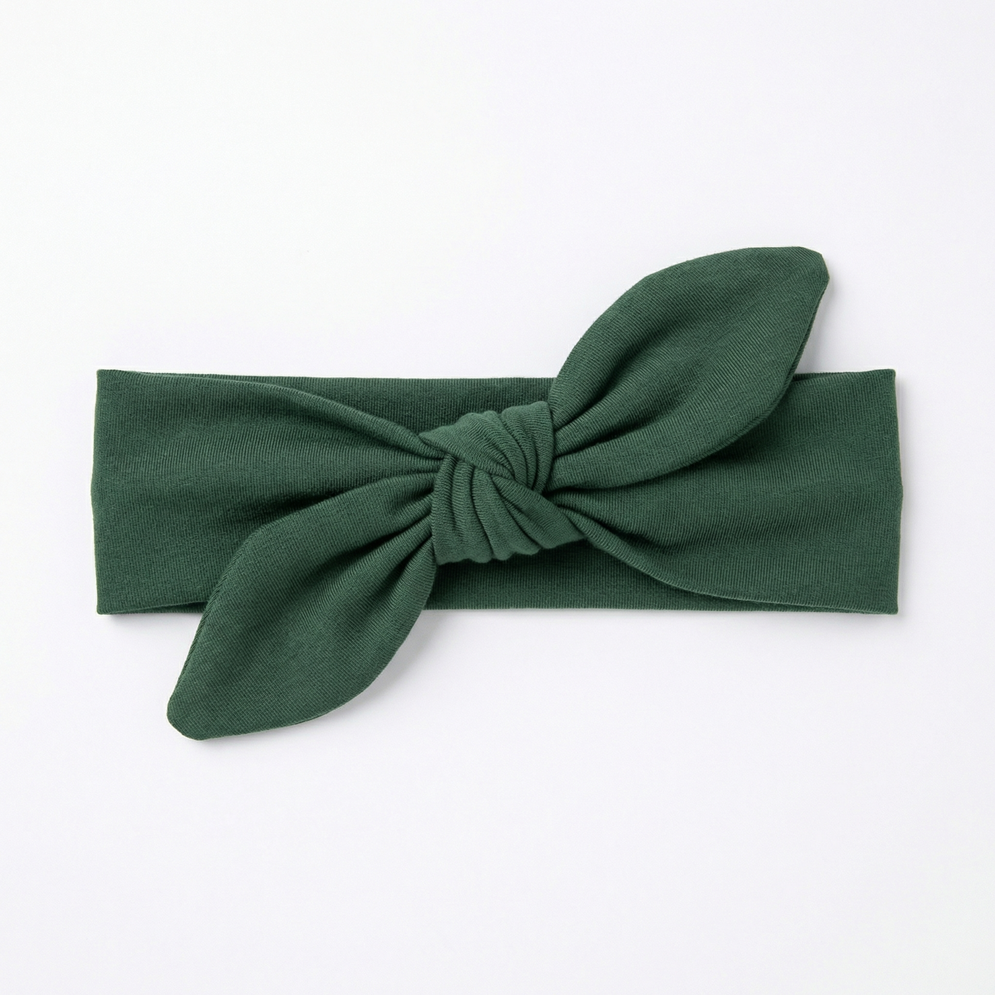 Personalized Knotted Headband in Evergreen