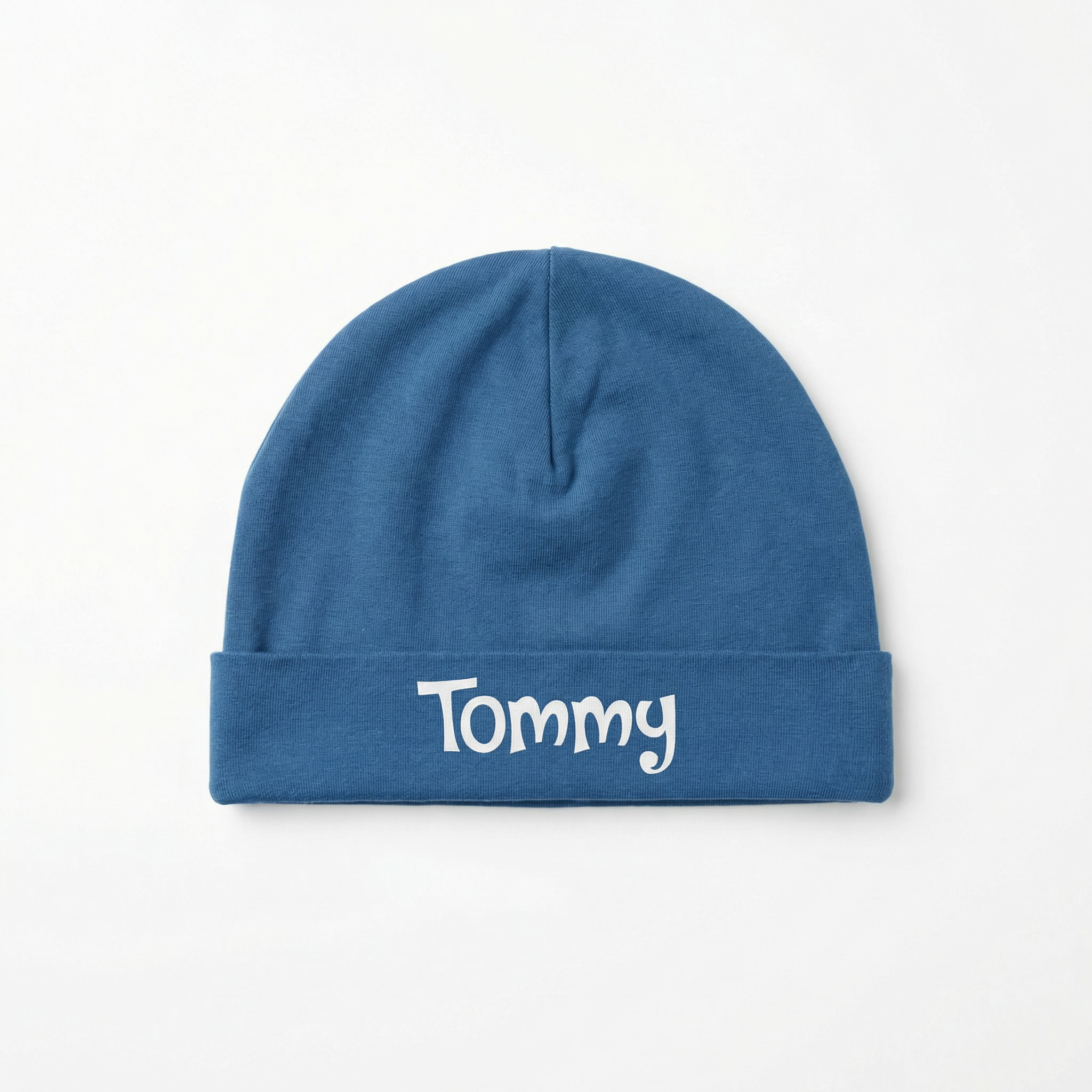 Personalized Beanie in Ocean Blue