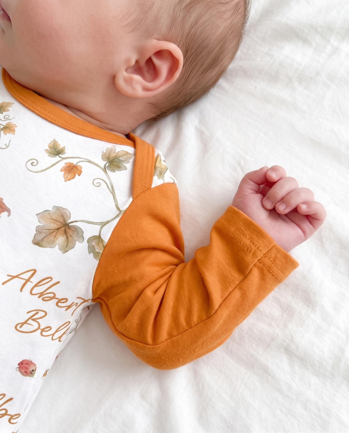 Personalized Baby Sleep Gown in Enchanted Vine