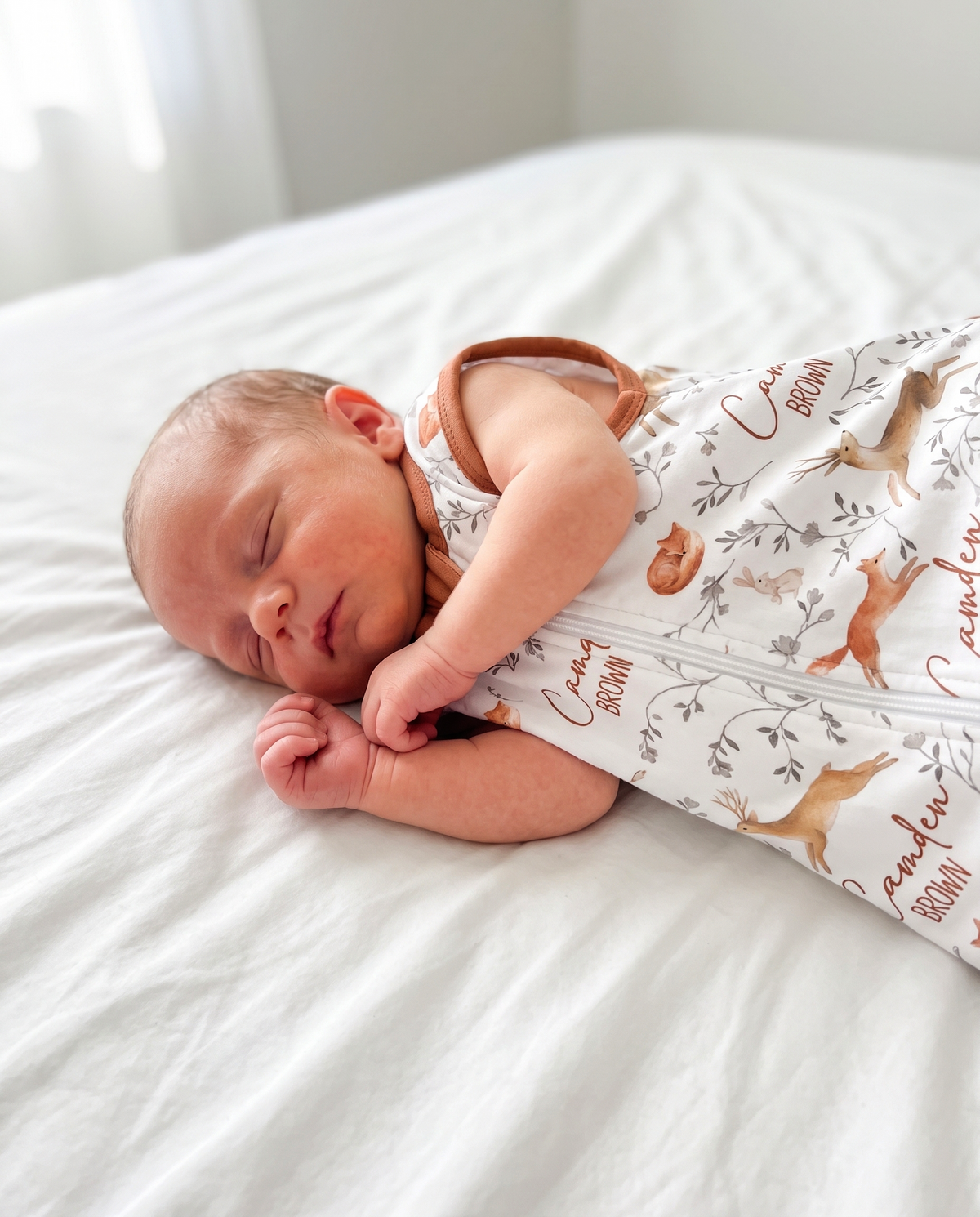 Personalized Sleep Bag in Forest Besties