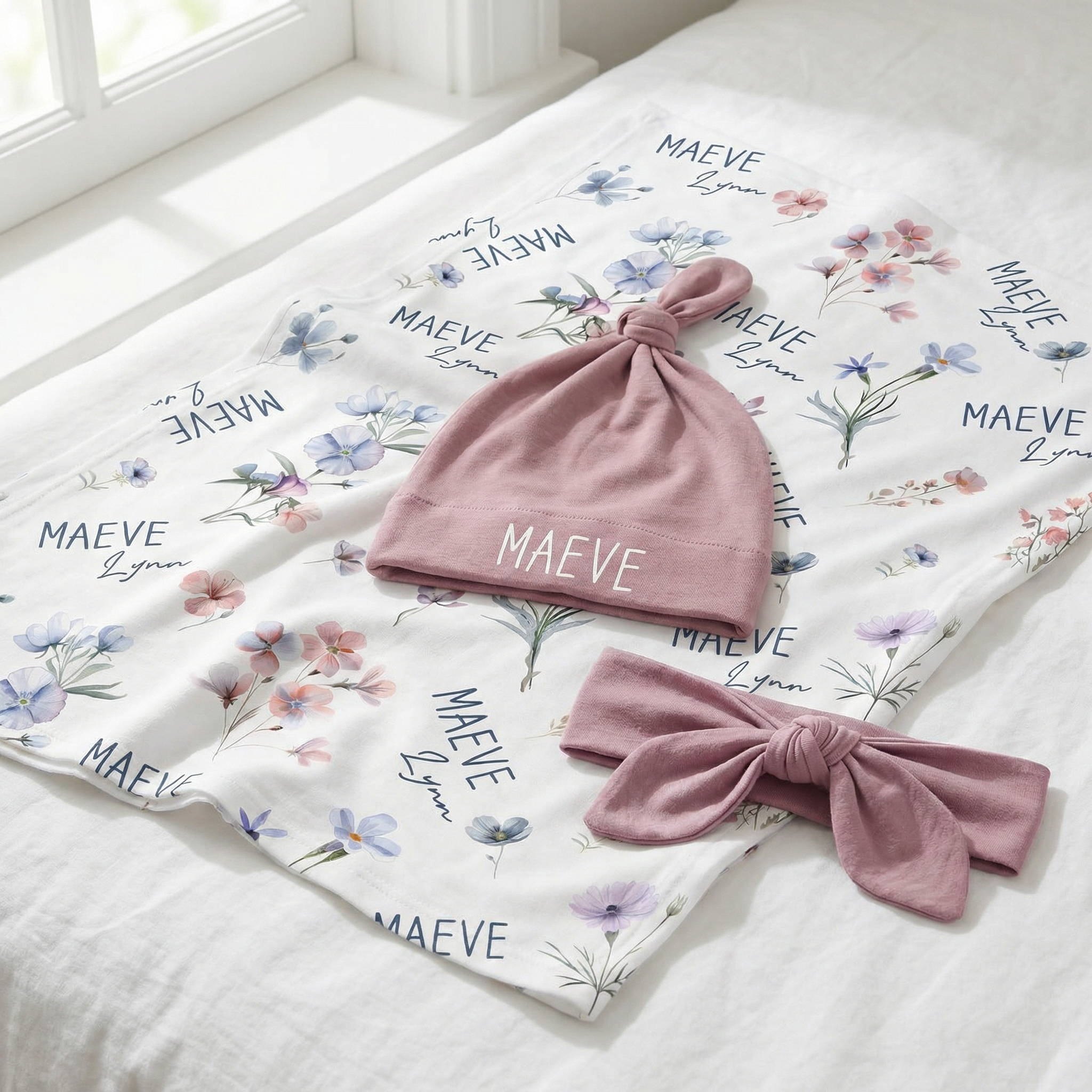 The Ultimate Baby Gift Set in Wildflowers