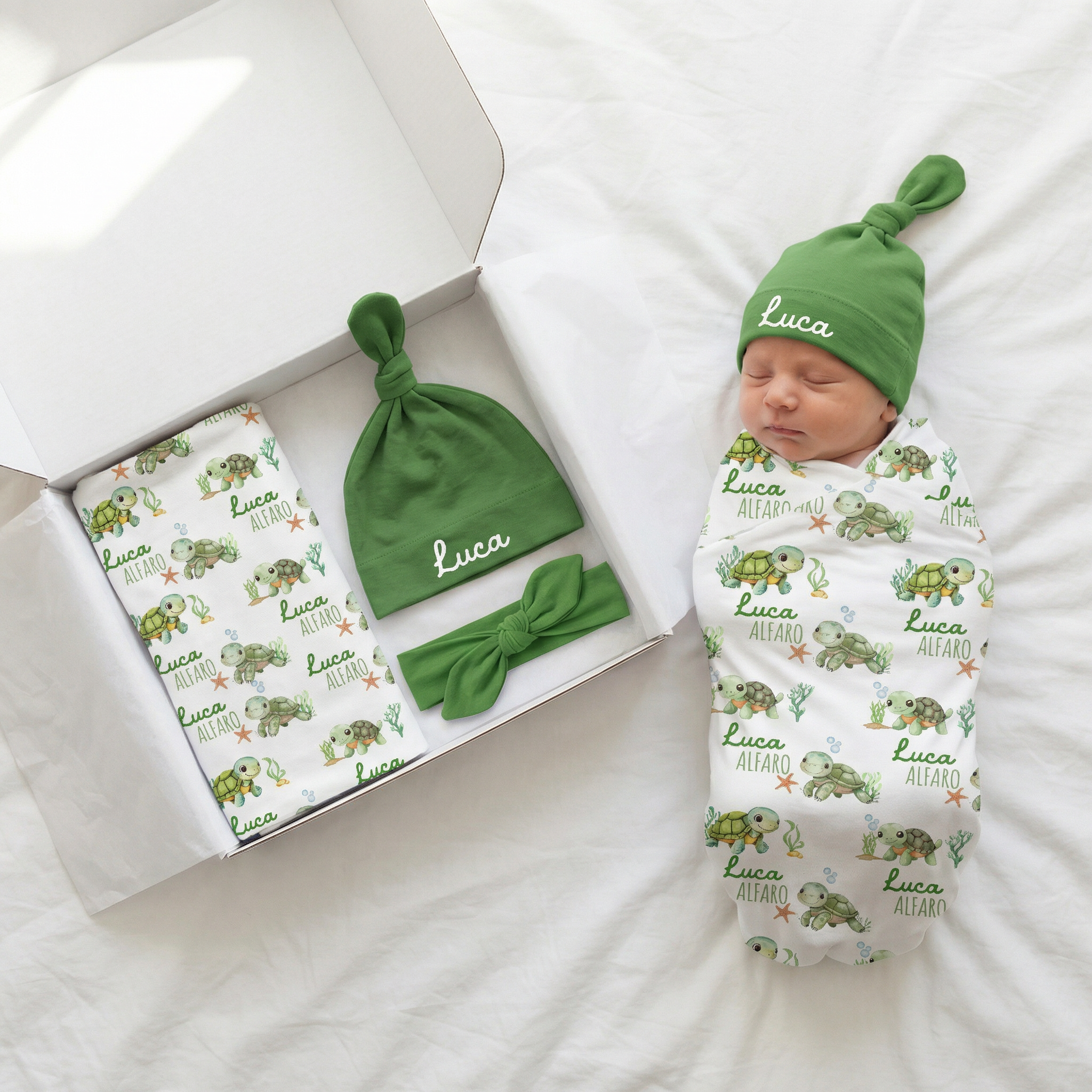 The Ultimate Baby Gift Set in Sea Turtle