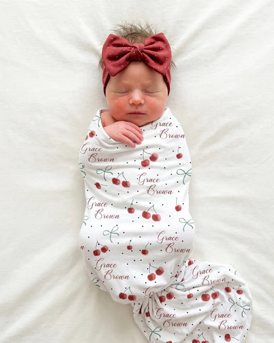 Personalized Swaddle in Cherished Baby