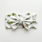 Personalized Bow Headband in Sea Turtle